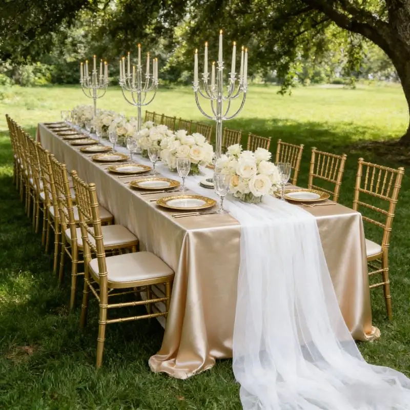 

Clear Acrylic 13-Arm Tall Candelabra Luxury Wedding Centerpieces Modern Table Decor For birthday Party Banquet stage Event