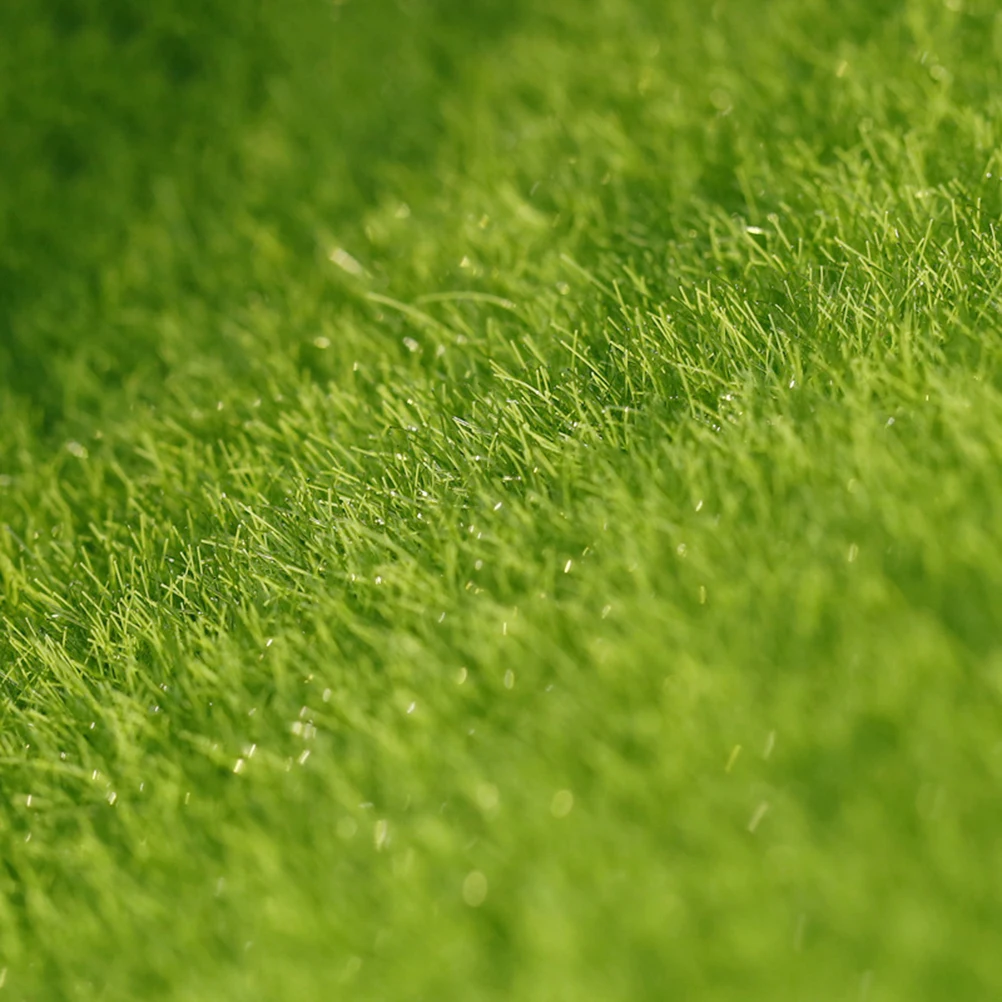 

6pcs PVC Fake Moss Grass Simulated Eco Friendly Lifelike Artificial Green Carpet for Mini Garden Decor Fairy Micro Landscape