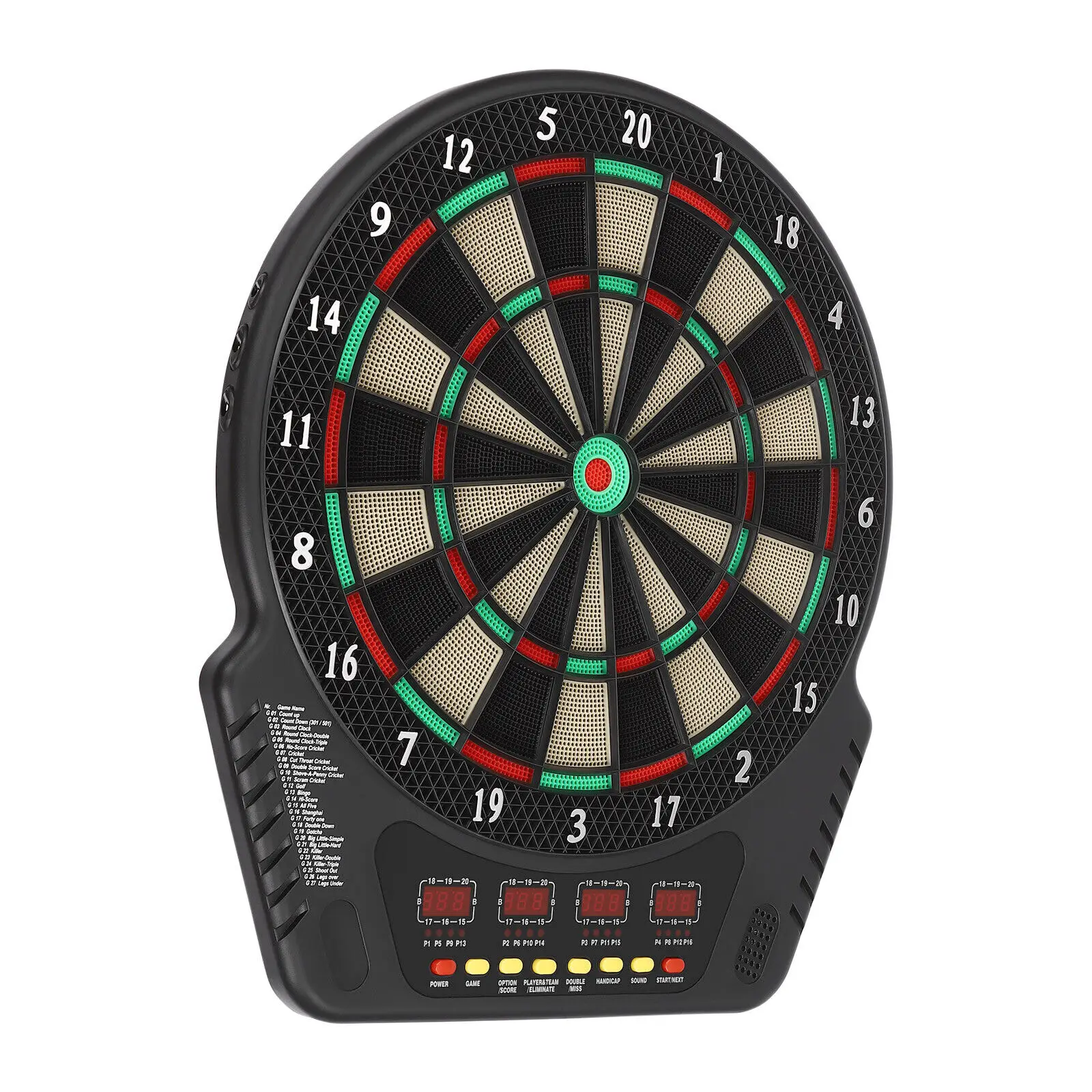 Modern Electronic Dart Board, Round Dart Board & 6 Darts, Innovative Dart Machine