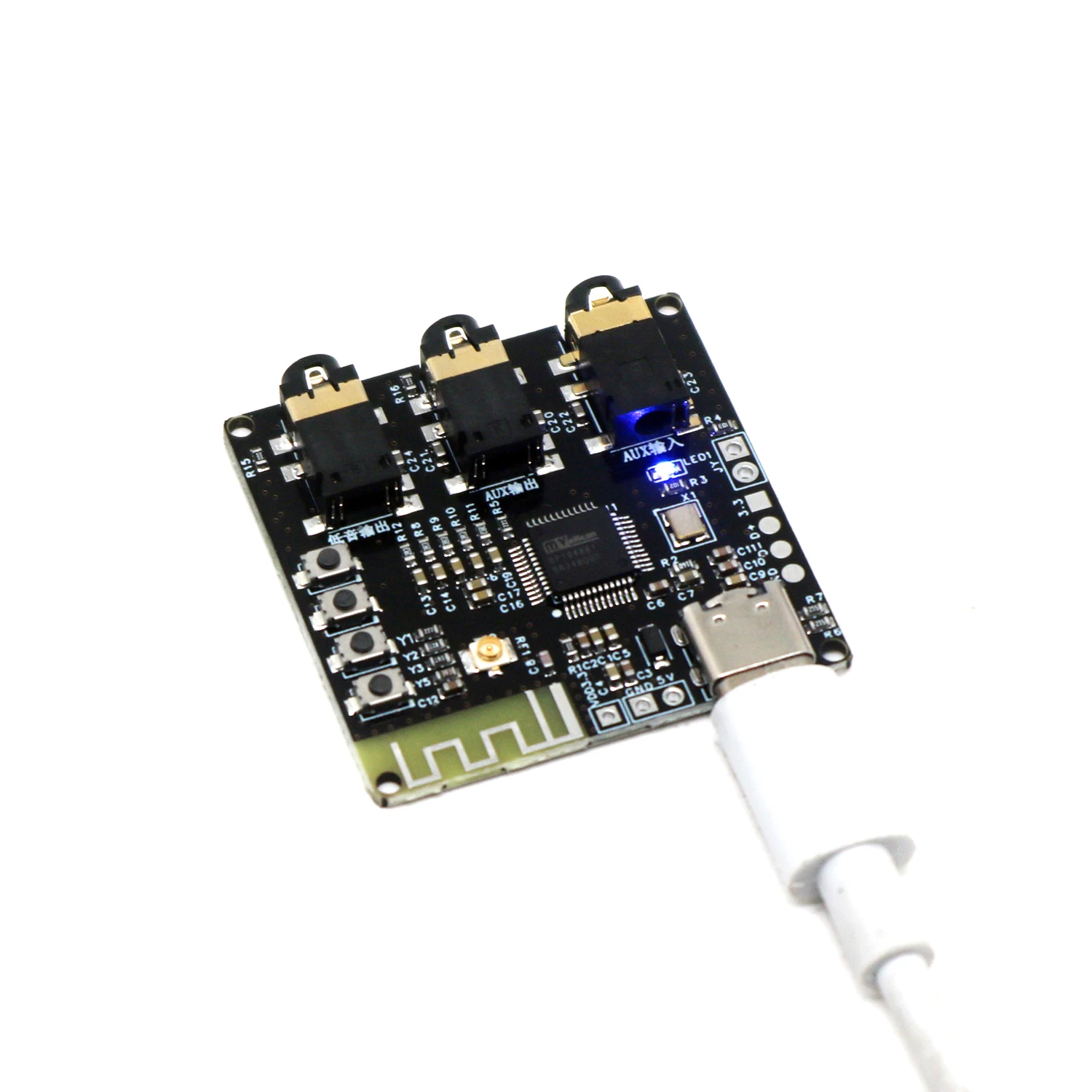 【セール中】BP1048b1 Bluetooth DSP チューニング 40バンドEQサウンドカードプリアンプモジュール TWSステレオHi-Fi AUXオーディオスピーカー 車載/家庭用音楽アンプ