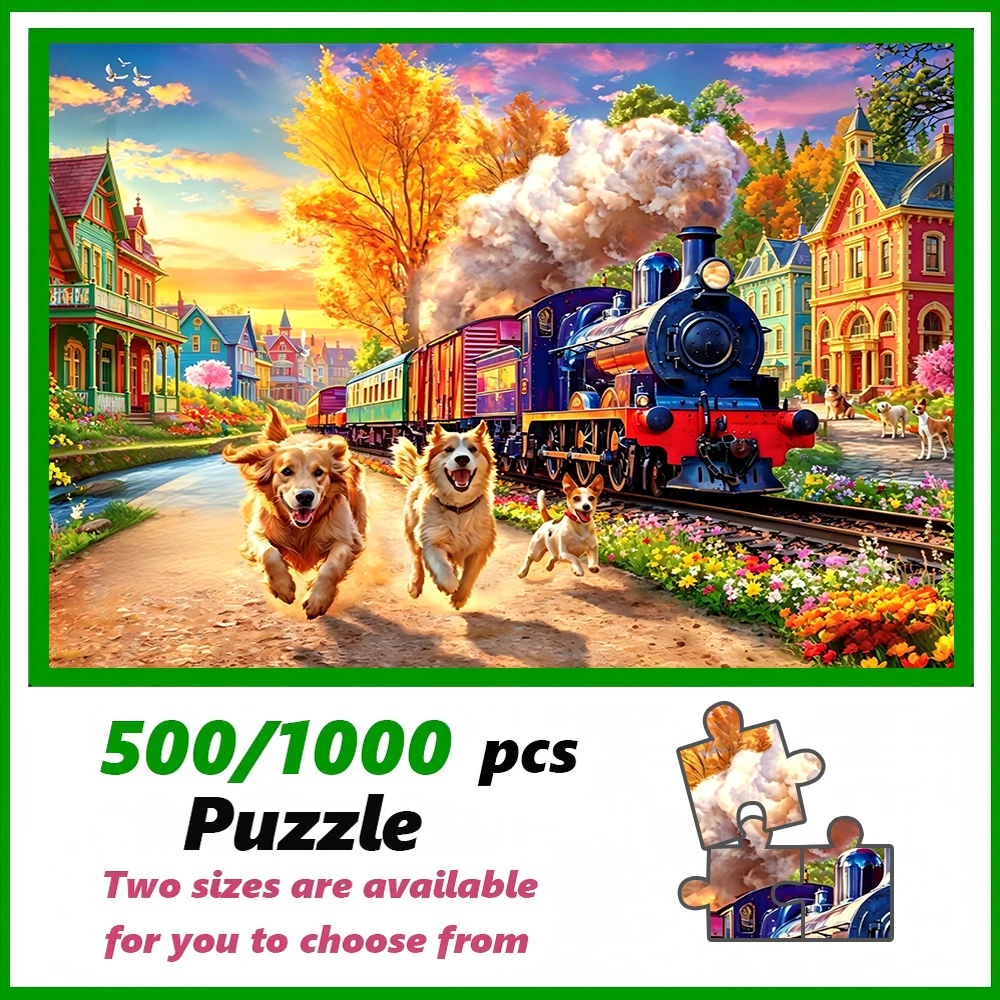 Party Games Adult Birthday - Permainan Puzzle Dewasa 500/1000pcs, Kualitas Tinggi,