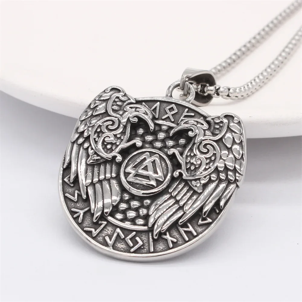 

Vintage Stainless Steel Eagle Pendant Men's Necklaces Chain Jewelry