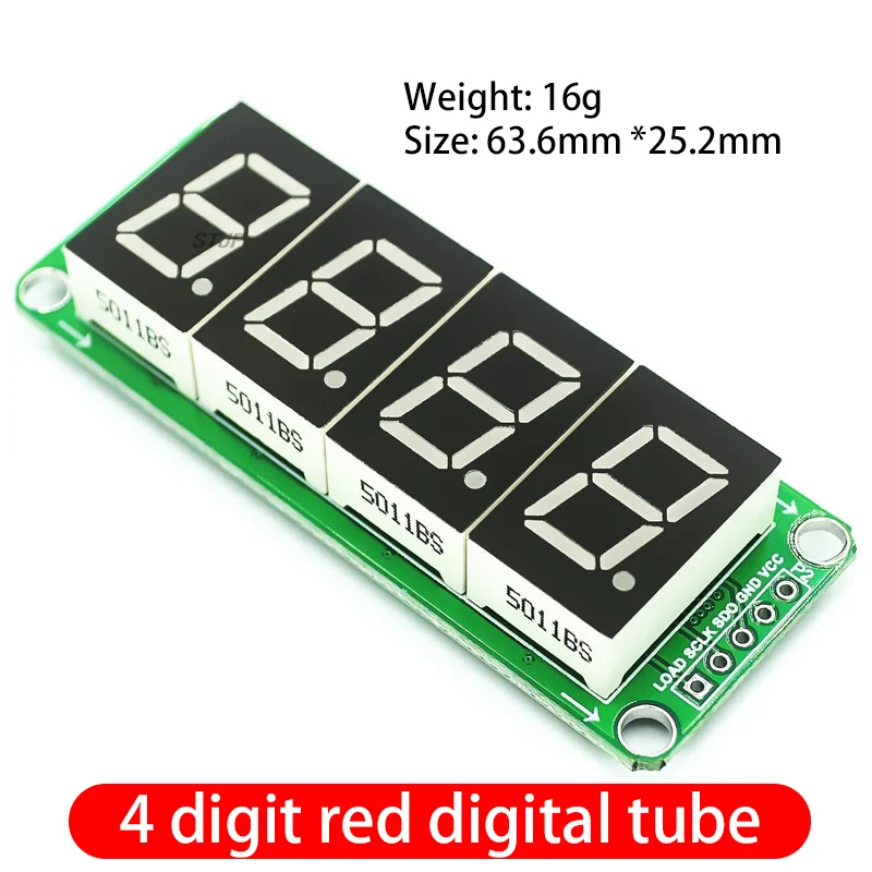Rot 74 hc595 statisches Fahren 2 3 4 Segment Digital anzeige modul nahtlos kann Serie 0,5 Zoll 2-hell rot – Detail 4