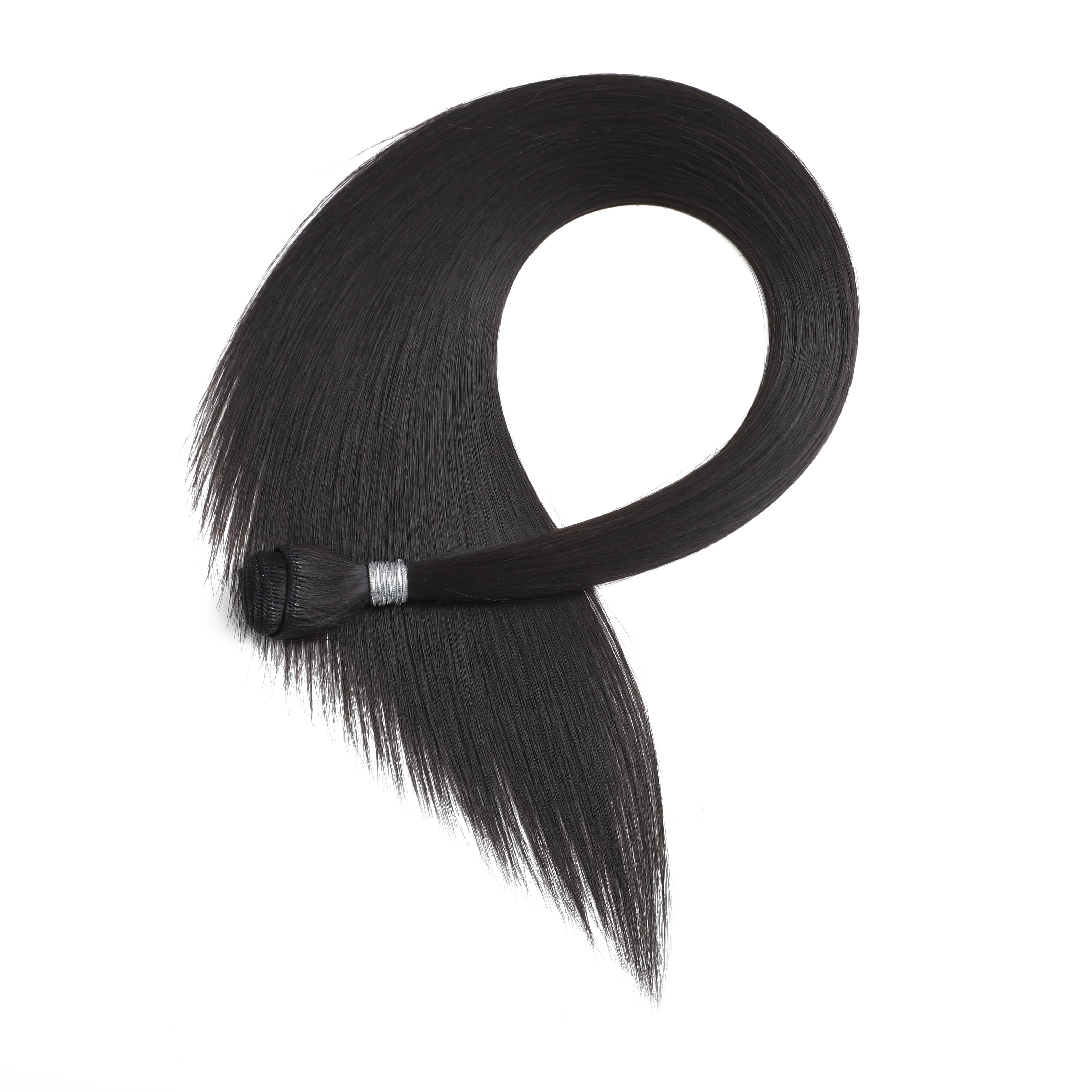 Bundles d'extensions de cheveux raides synthétiques pour femmes, cheveux raides longs, or, degré de chaleur, 22, 26/30 amaran