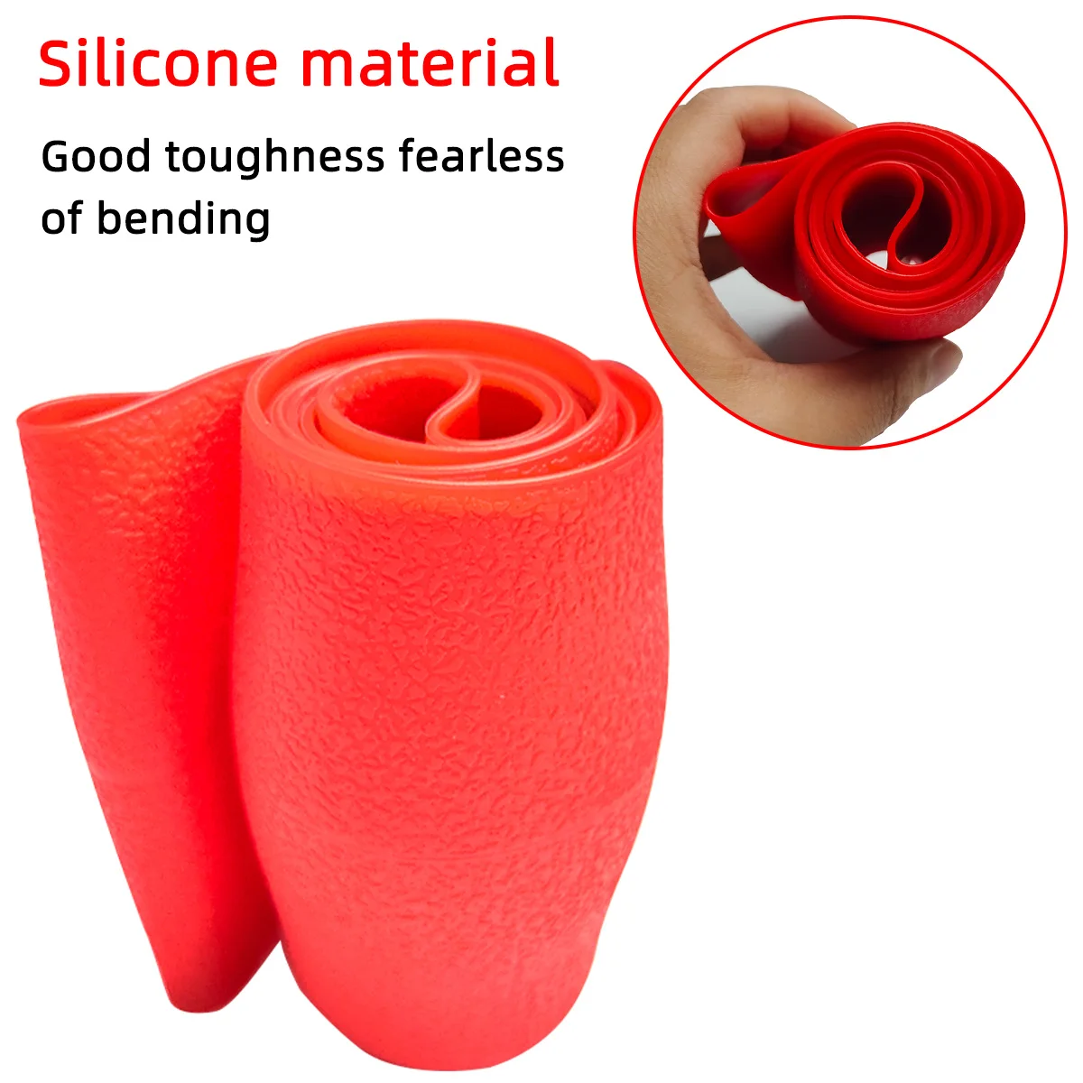 General Motors Silicone Steering Wheel Cover Protective Cover Soft Elastic Color Automotive Decorative Steering Wheel Cover image 3