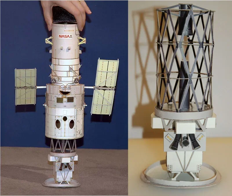 1/48 With Built-in Version Hubble Space Telescope 38cm 3D Paper Model DIY Student Science Handwork