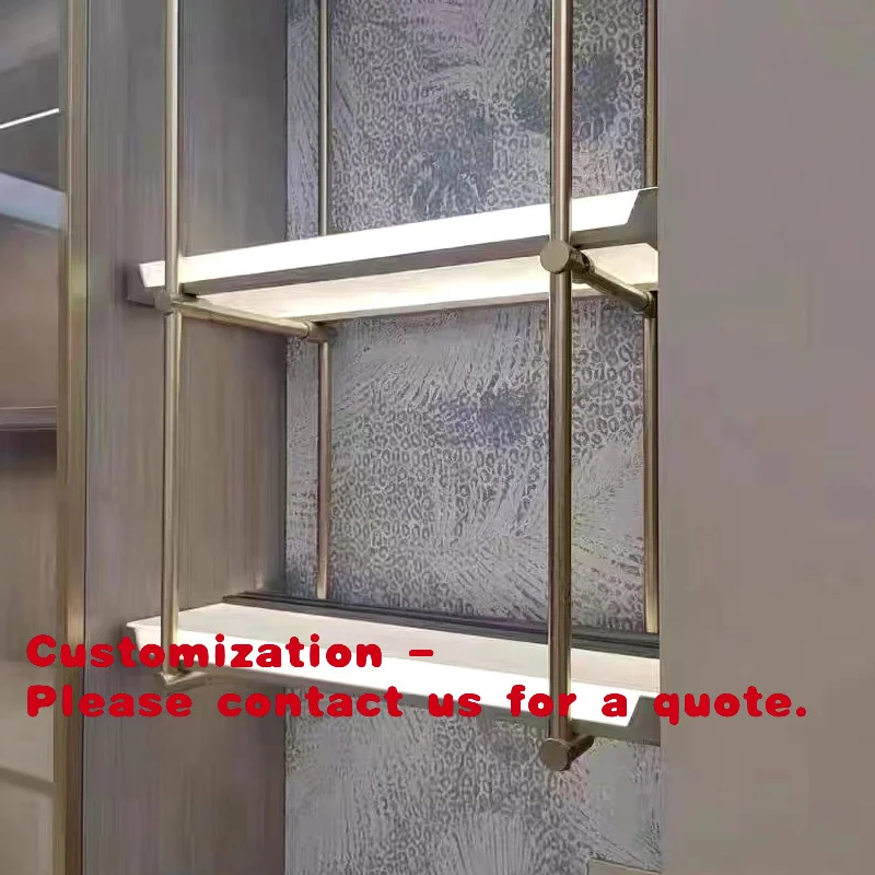 

Customize.Mica Stone Layer Board Translucent Imitation Stone Plate Wine Cabinet Partition Decorative Display Cabinet Mica Stone