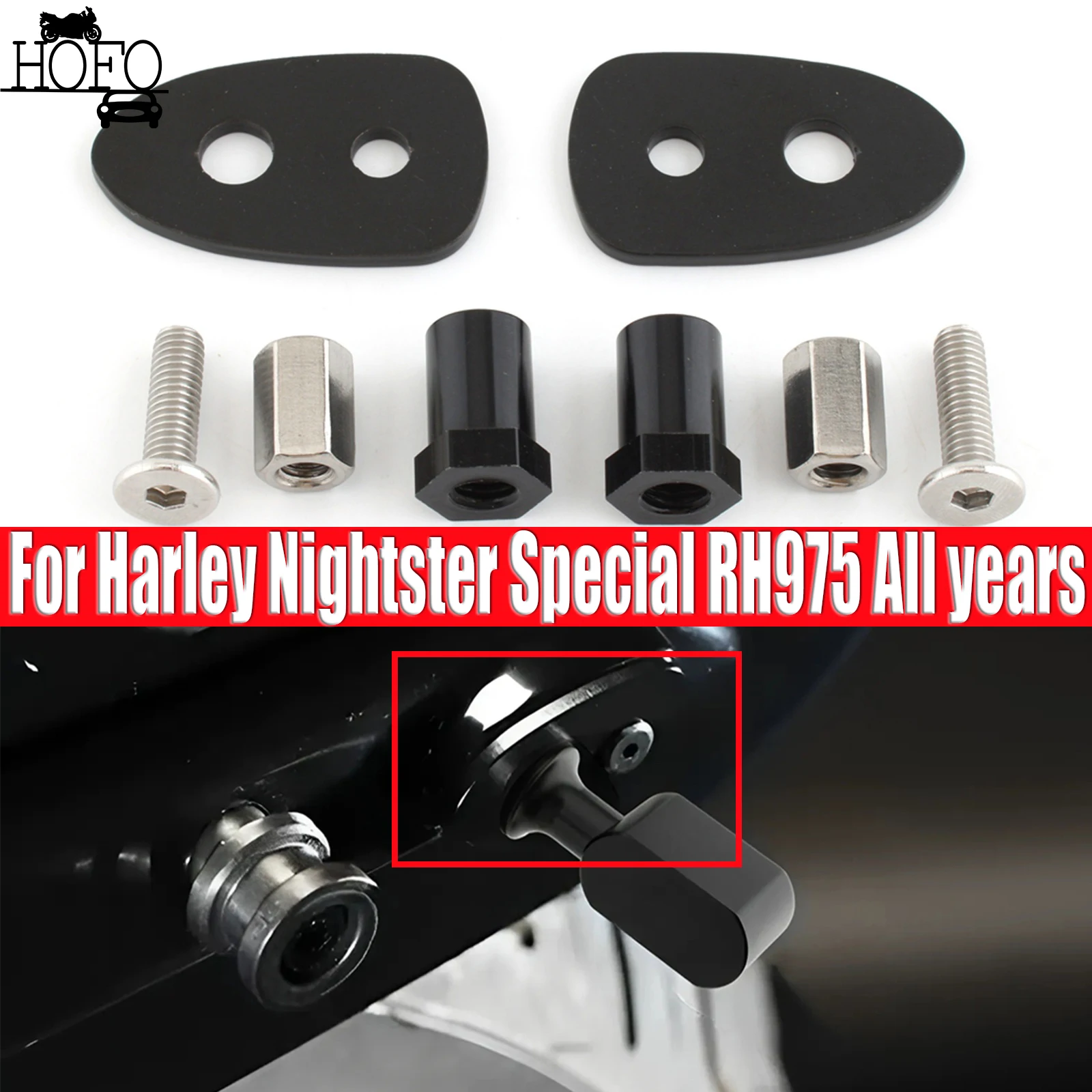 

Motorcycle Rear Turn Signal Light Gasket For Harley Nightster Special RH975 All years