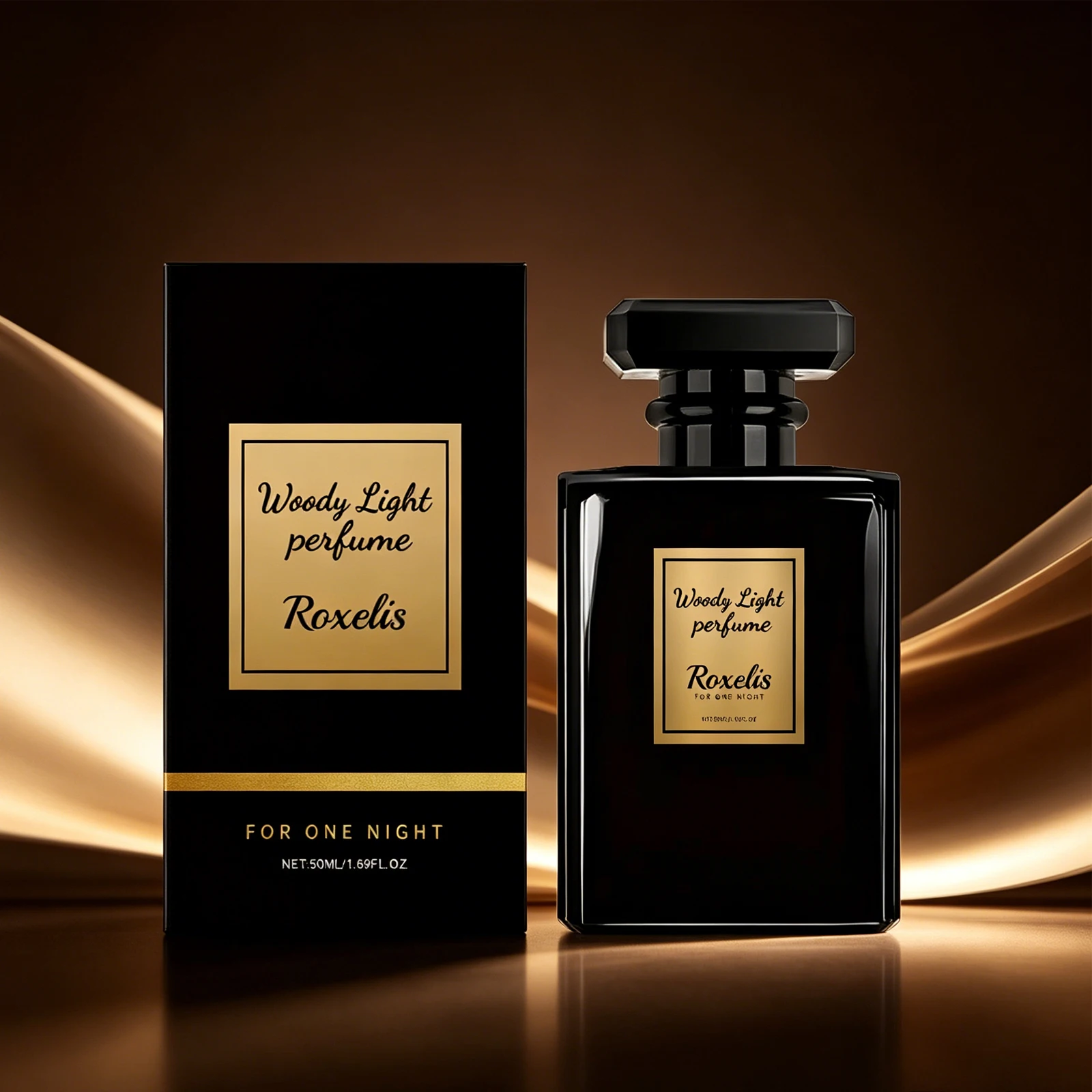 

Roxelis 50ml Wood Cologne For lasting Fragrance Elegant Fresh Natural Eau De Toilette Premium Business Portable Cologne