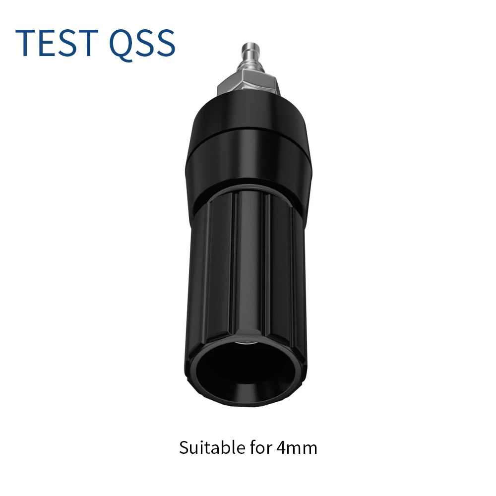 QSS 10PCS 4MM Banana Socket Binding Post Nut Banana Plug Jack Electrical Connector Terminal DIY Parts Q.50008