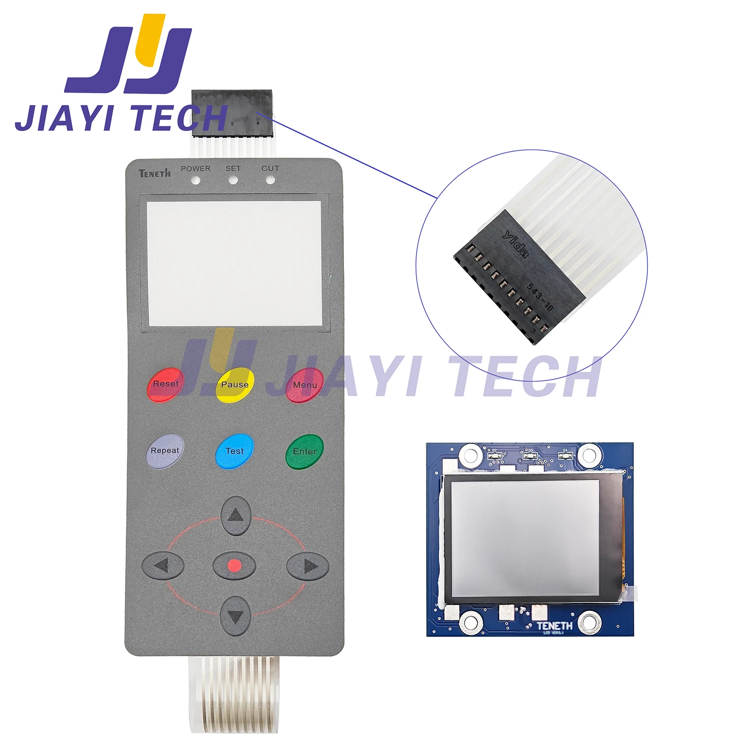 Suitable for TENETH engraving machine operation panel 740X engraving machine accessories TH1300 panel LCD display screen