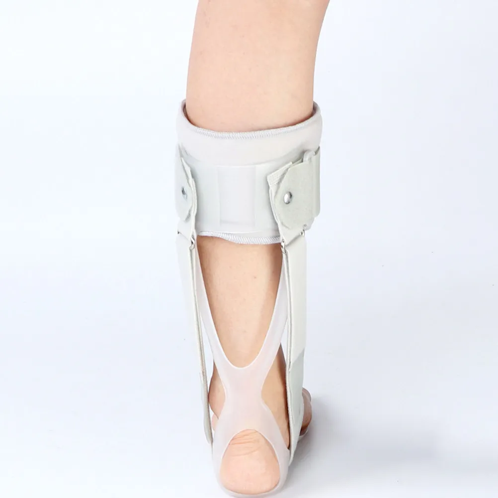 

Ортопедический фиксатор для стопы при синдроме отвисающей стопы (1 шт.), левый, из ПП и ткани, для облегчения боли, ночная шина для восстановления при пяточной шпоре