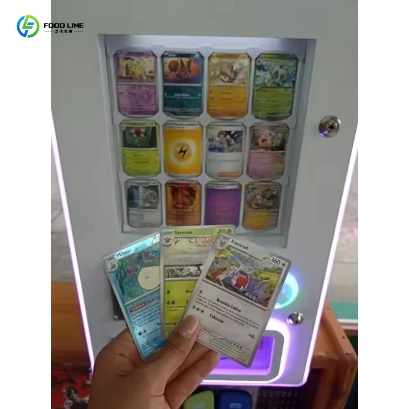 New Design Coin Operated Trading Card Twist Game Machine TCG Card Gacha Bot Sticker Vending Machine