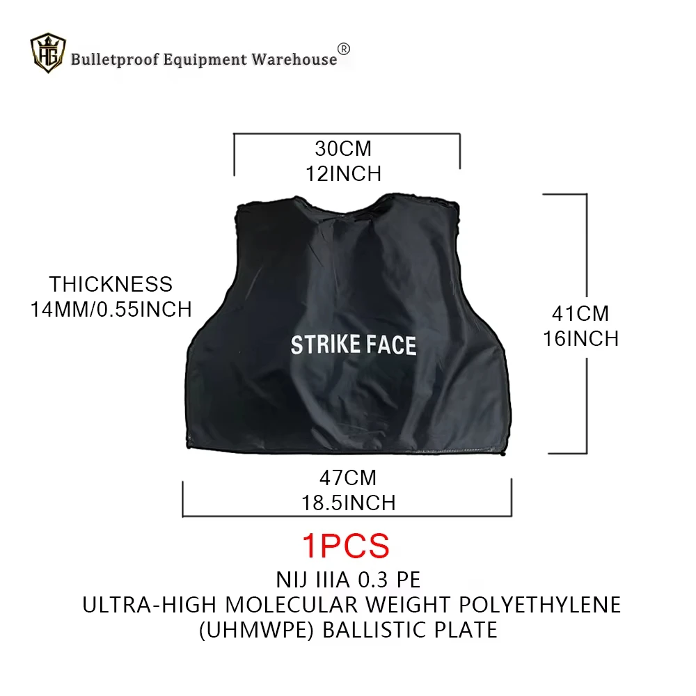 NIJ IIIA Bulletproof PE Plate Protection Multi-Function Tactical Vest Suitable For Guards And Security Personnel On Duty