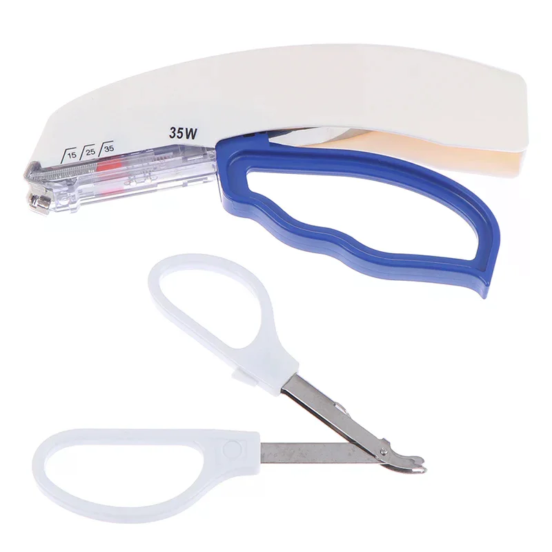 35 واط جراحة دباسة الجلد الطبية القابل للتصرف آلة خياطة الجلد الخاصة المصنوعة من الفولاذ المقاوم للصدأ مناسبة للجراحة