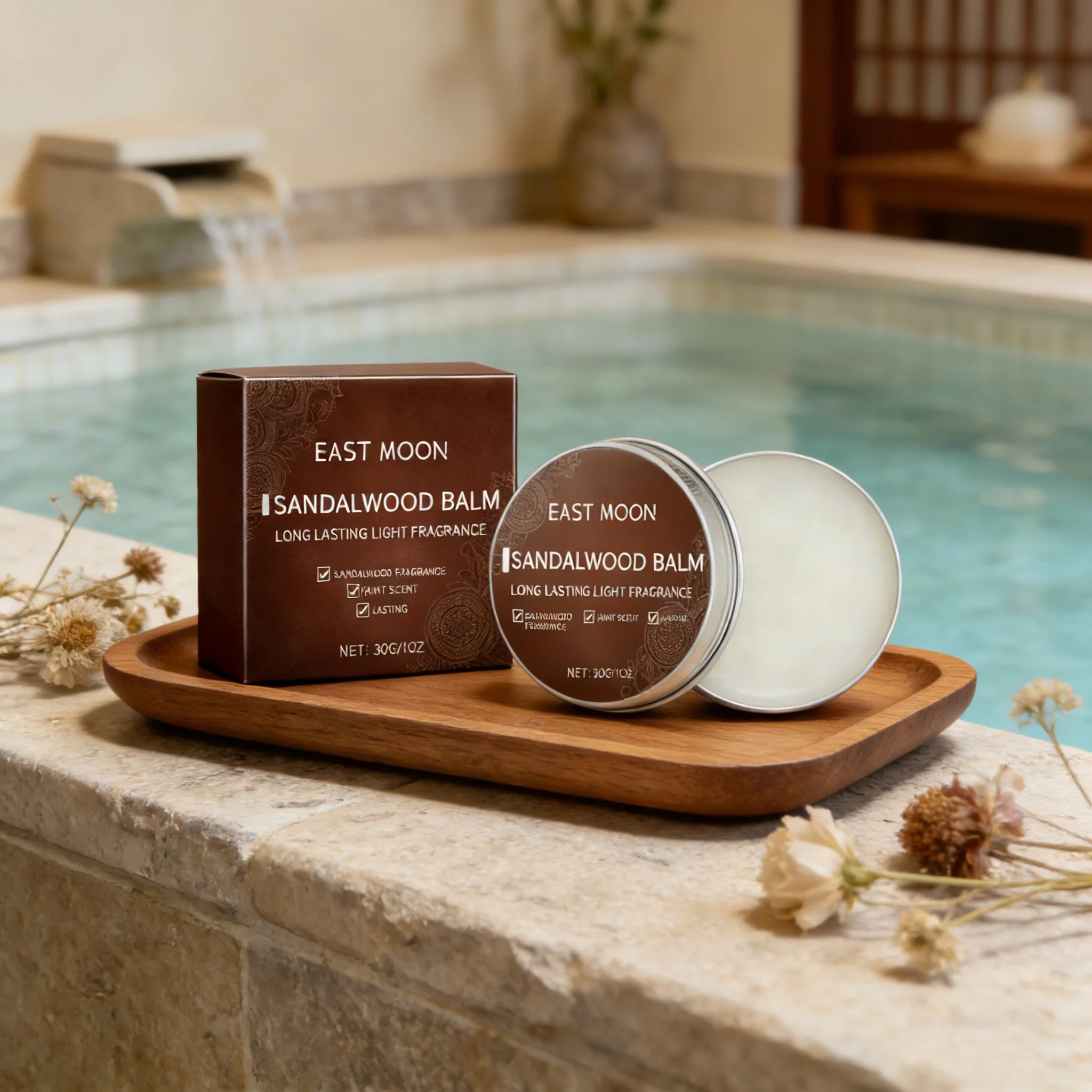 Men Sandalwood Balm Series Lasting Scent Keep Fresh Dating Flirting Improve Temptation Portable Body Light Fragrance Solid Balms