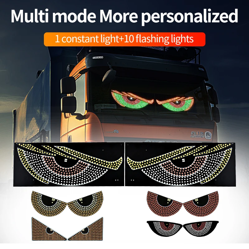 Flexible Led Windshield Display for Cars with Animated Blinking Demon Eyesgeneral Motors Front and Rear Windshield Dynamic Light