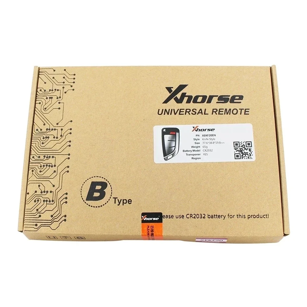 Xhorse VVDI Super Remote XEKF20EN con Chip XT27, miniherramienta de llave MAX VVDI2, programador XEKF20EN sin caja, lote de 5 uds.