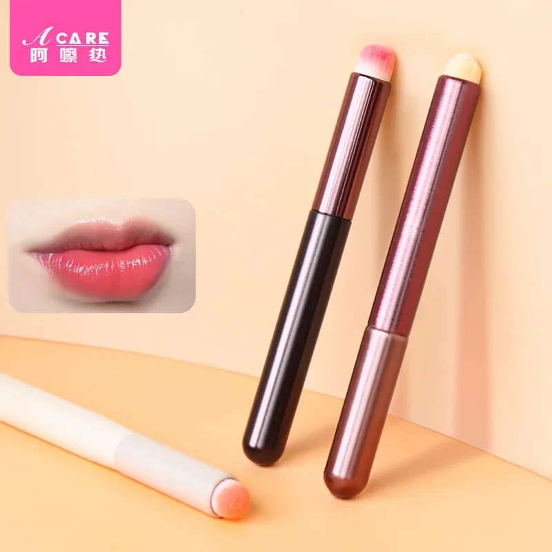 

Dx01/lip brush/D1PQ6-Round head lipstick brush Girl Lip smudges concealer brush lip makeup brush beginner