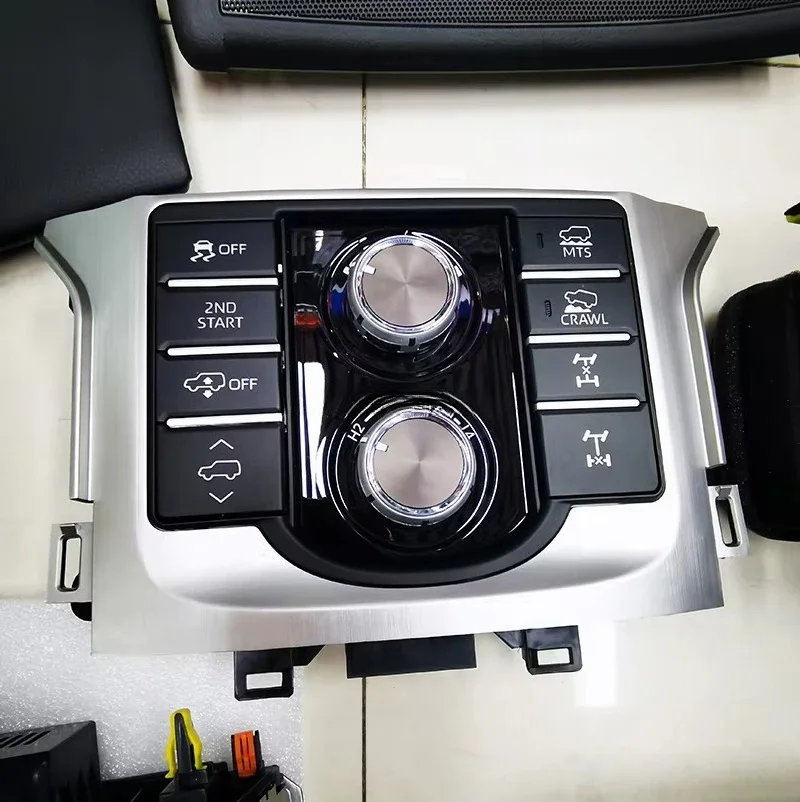 2010-2017年式 ランドクルーザープラド LC150用 車内コンソールキットを2018年式にアップグレードするためのインテリアアップグレードキット、インテリア改造