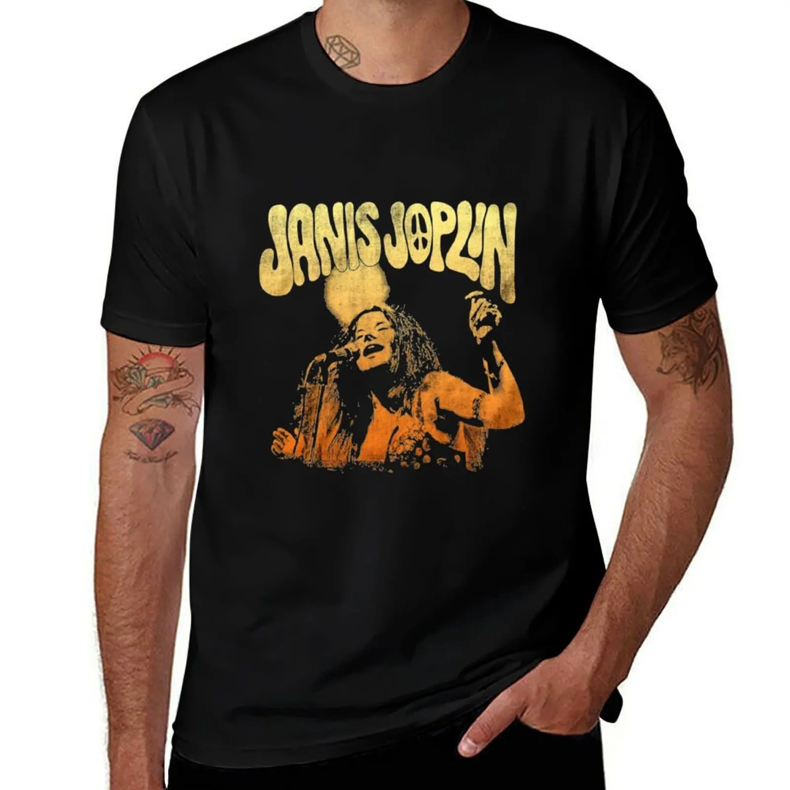 

Janis Joplin Retro Gift Live Soft T-Shirt t shirts with prints t shirts for man graphic tees T-Shirt