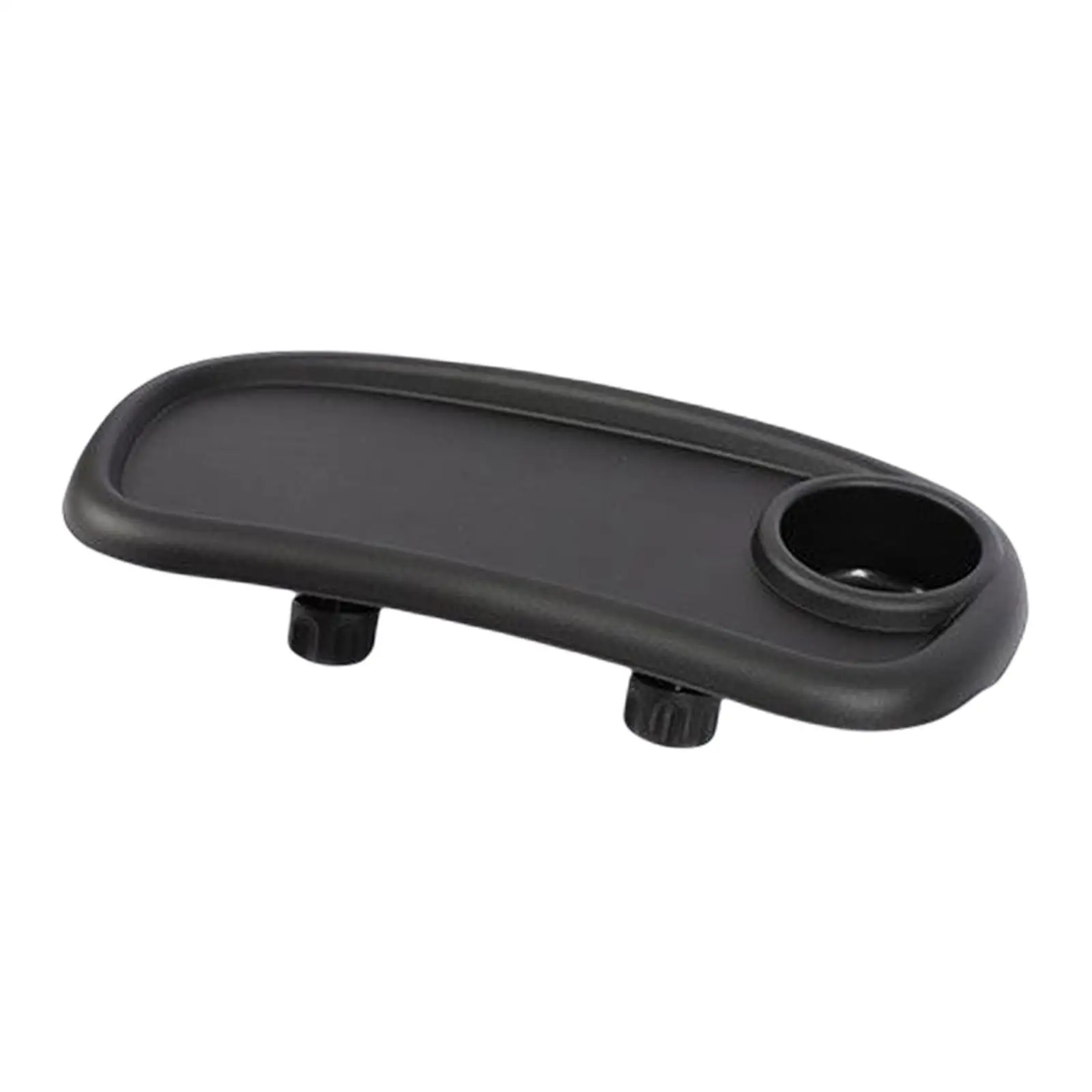 Stroller Snack Tray with Cup Holder for Baby Cart Dining Plate Handrest Dish Universal PP Material Toddler Accessories