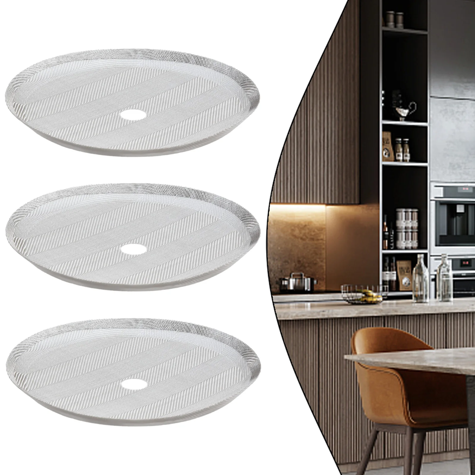 3pcs 7.2/8.7/10cm Press Filters Mesh Filter For Espresso Machine Coffee Pot Filter Mesh Coffee Machine Accessories