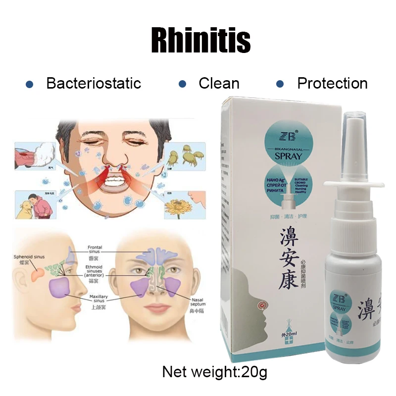 360° Cold Compress Nose Spray Relieves Nasal Congestion Nasal Itching Swelling And Pain So That The Nose Can Breathe Smoothly