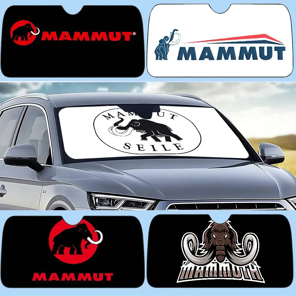 

M-MAMMUTS-Logo Windshield Sunshade Car Window Windscreen Cover Sun Shade Auto Sun Visor Car-covers Car Solar Protection