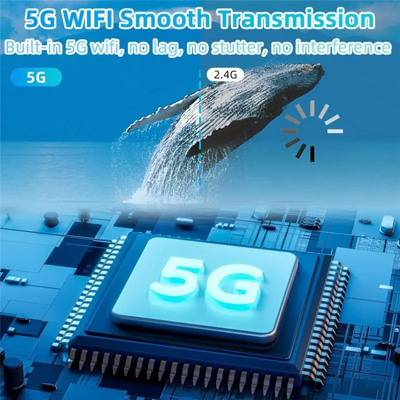 [B24B!】 Plug& Play Wireless -Compatible Transmitter And Receiver 4K Decode 1080P Output 100Ft/30M 2.4G/5G