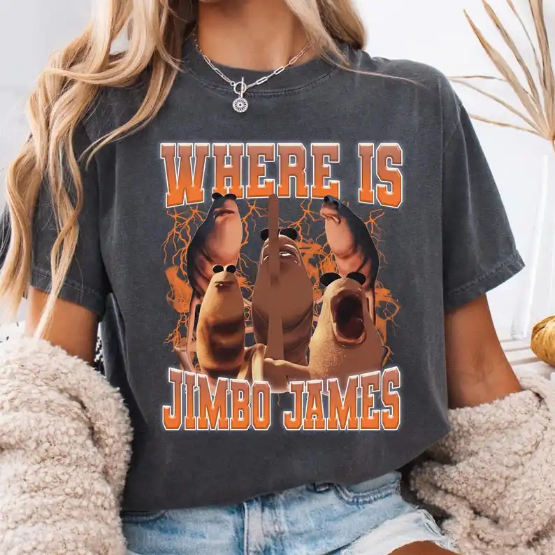 

Marcus The Worm Where Is Jimbo James Shirt Funny Meme Tee Viral Internet Humor Top Weirdcore Graphic Trendy Gift Idea Streetwear