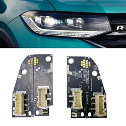 Full Set White DRL LED Boards 2GM.998.478 For 2020 VW T-CROSS Tcross LED Headlight Turn Signal Module  2GM.998.479