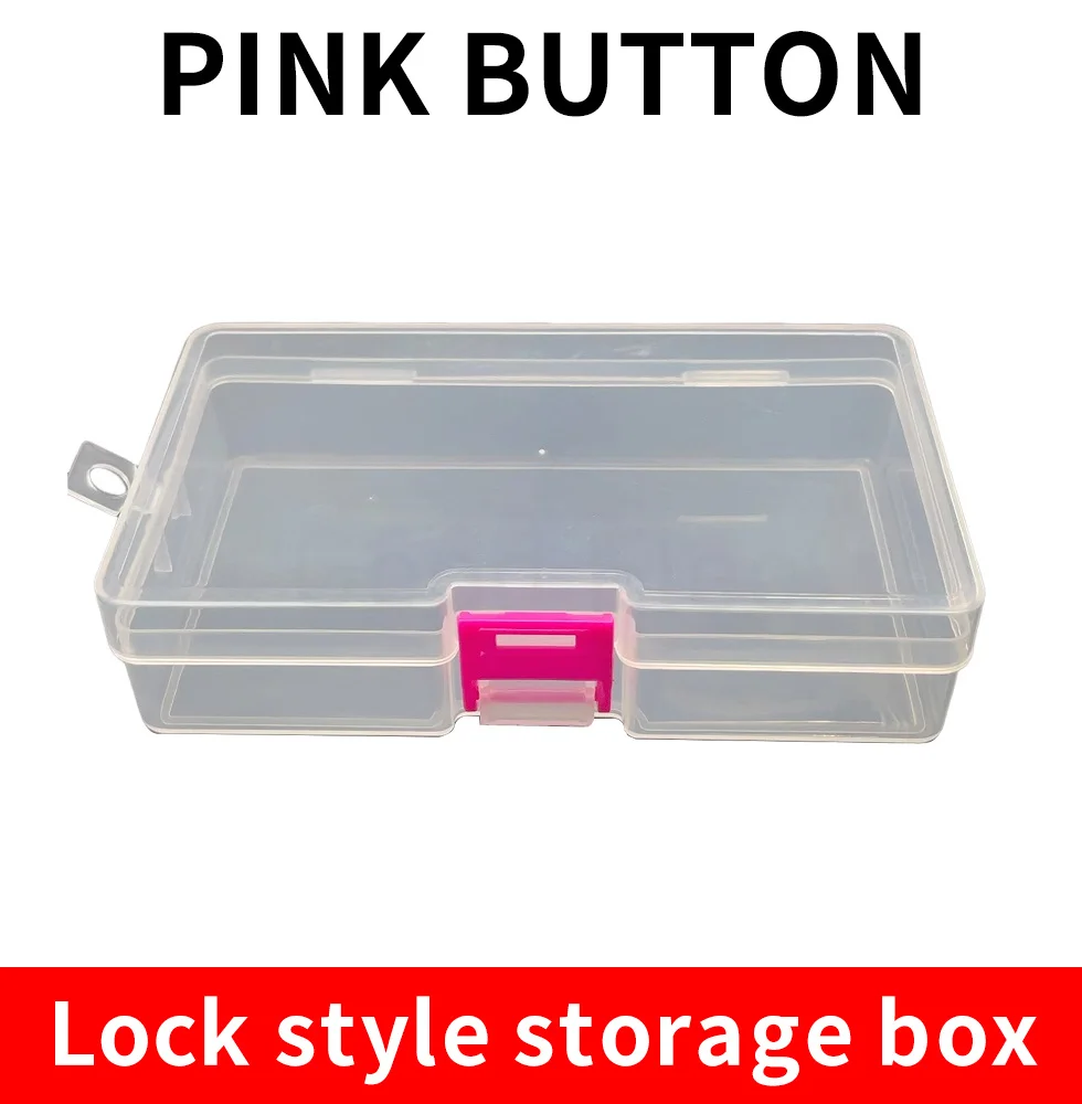 Transparent Plastic Storage Jewelry Box Empty storage box Container For Beads Earring Box For Jewelry Rectangle Case 146*85*35mm