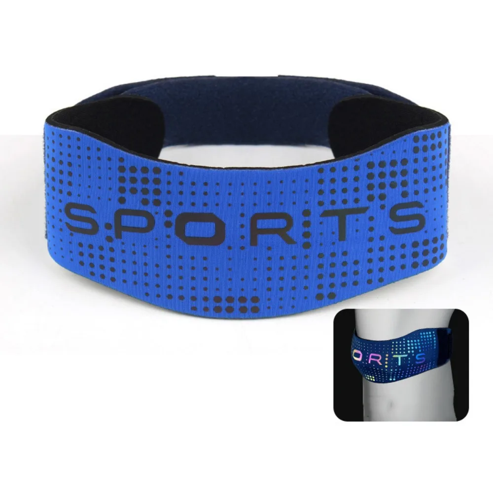 Patella Protector Sports Patella Brace Shock-absorbing Adjustable Strap Knee Support Pad Reflective Extra Thick Knee Strap