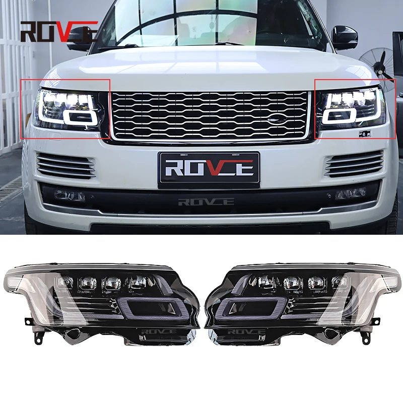 

High Quality Led Front Head Lamp Headlight for Land Rover Range Rover Vogue 2013-2017 Upgraded 2018 New Style Head Light