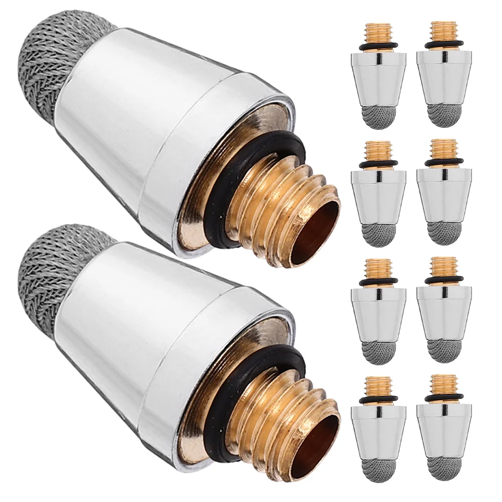 

10 шт. сменные насадки для стилуса, точный контроль, улучшенная передача сигнала, совместимость с несколькими устройствами для творческих профессионалов