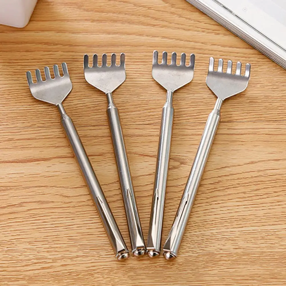 

Портативный телескопический массажер для спины, 1 шт., регулируемая, выдвижная, легкая, долговечная, стальная, эргономичная форма когтя