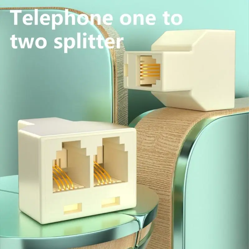 A3PC Plug In RJ11 Divisor linha telefônica Divisor telefone para qualidade sinal estável