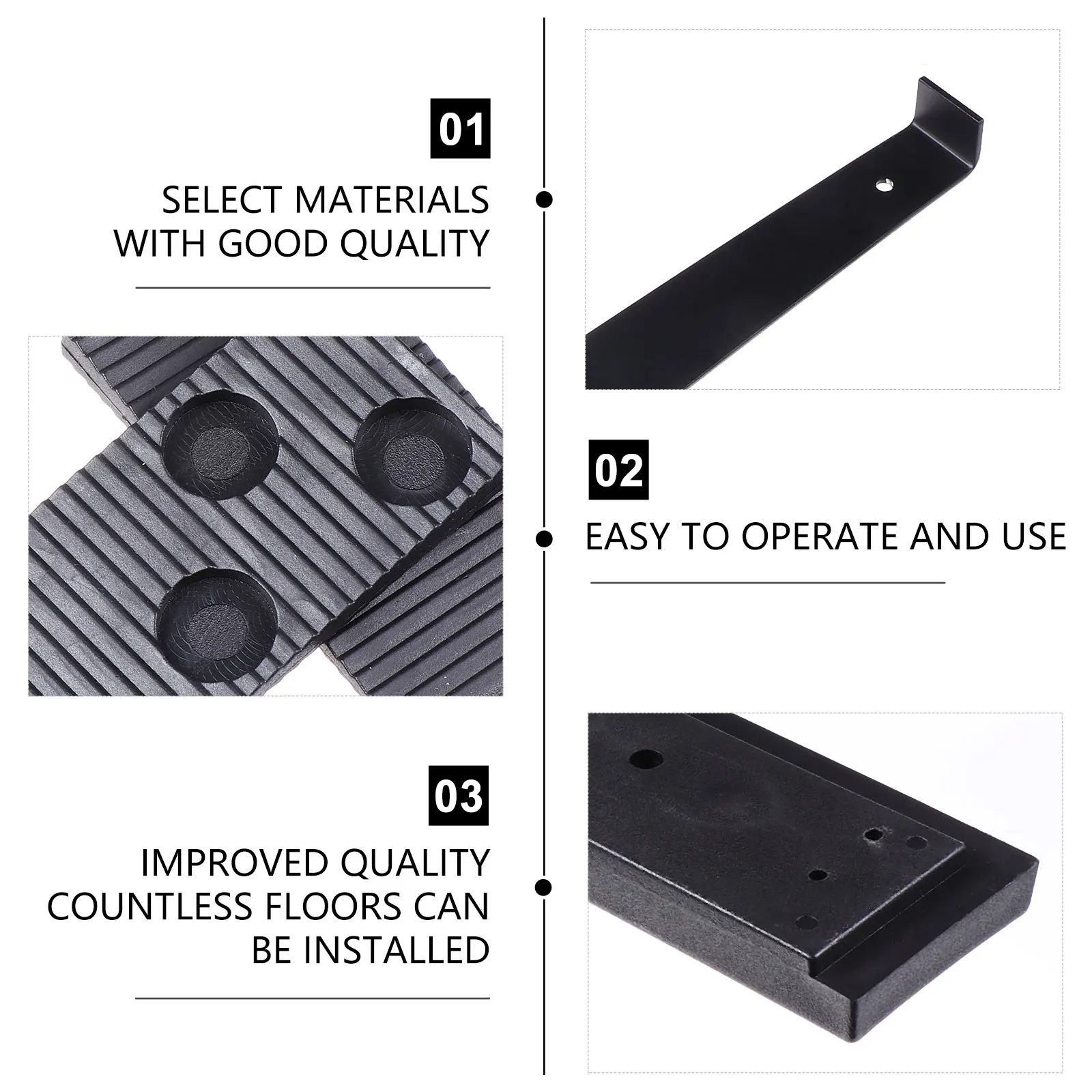 

22pcs Floor Installation Tool Kit Spacers for Wood Laminate Hardwood Flooring Tools Garden Decking Accessories