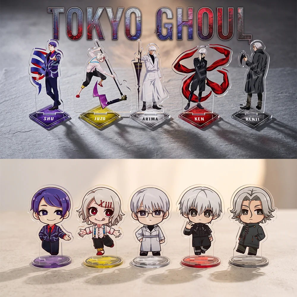 Tokyo Ghoul Ken Kaneki Uta Shu Juzo 10&15CM Acrylic Stand Keychain 2026 New Anime Stand Tabletop Decoration Collectible Ornament