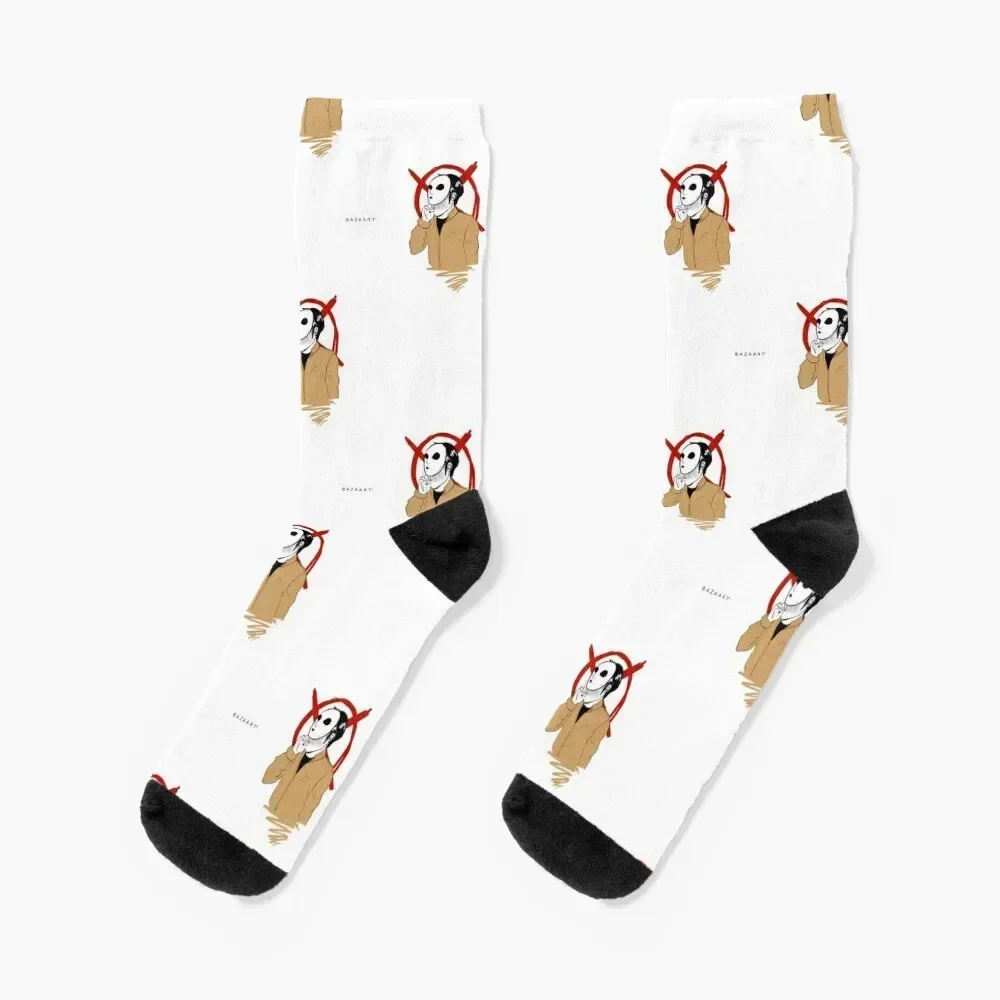 Marble Hornets Tim/Masky Socks anti-slip essential Luxury Woman Socks Men's