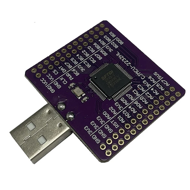 A73E-FT2232HL USB Turn To MCU UART/FIFO Module-SPI,I2C/JTAG RS232 2232 Dual Channel High Speed