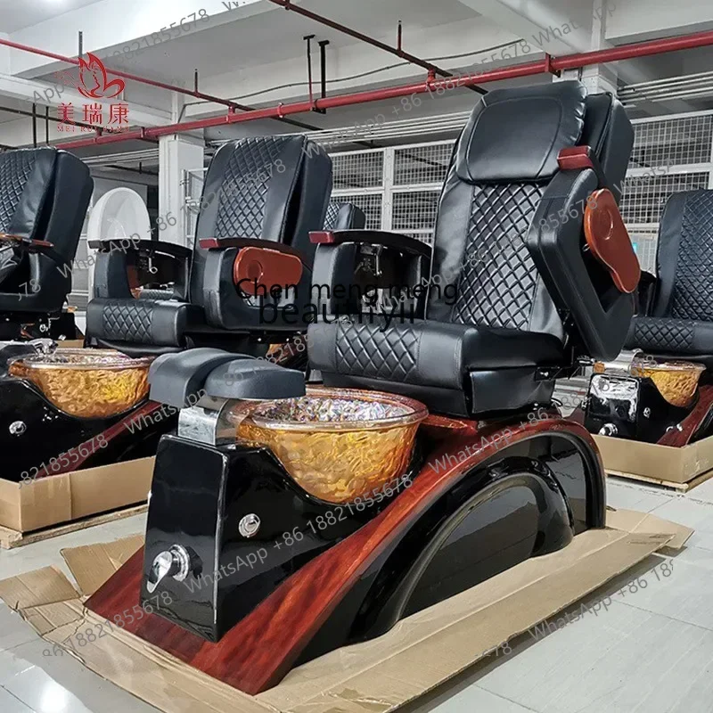 

A182 Диван для красоты ногтей, кресло для ног, многофункциональный диван для педикюра, электрическая спинка, массажное кресло для педикюра