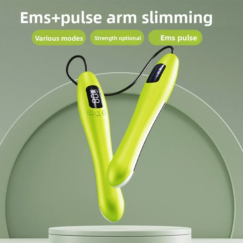 جهاز تنغيم الذراع مكركرنت، مدلك ذراع محمول لنحت العضلات، أداة تجميل للعناية بالذراع اللاسلكية للنساء