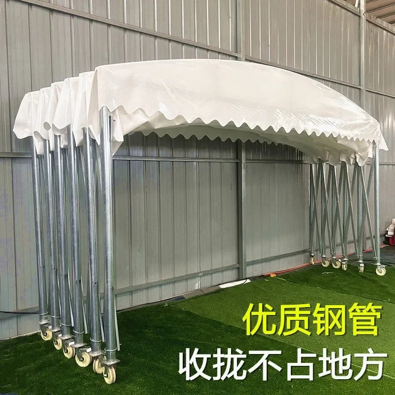 Warehouse canopy, outdoor food stall, parking shed, sunshade tent