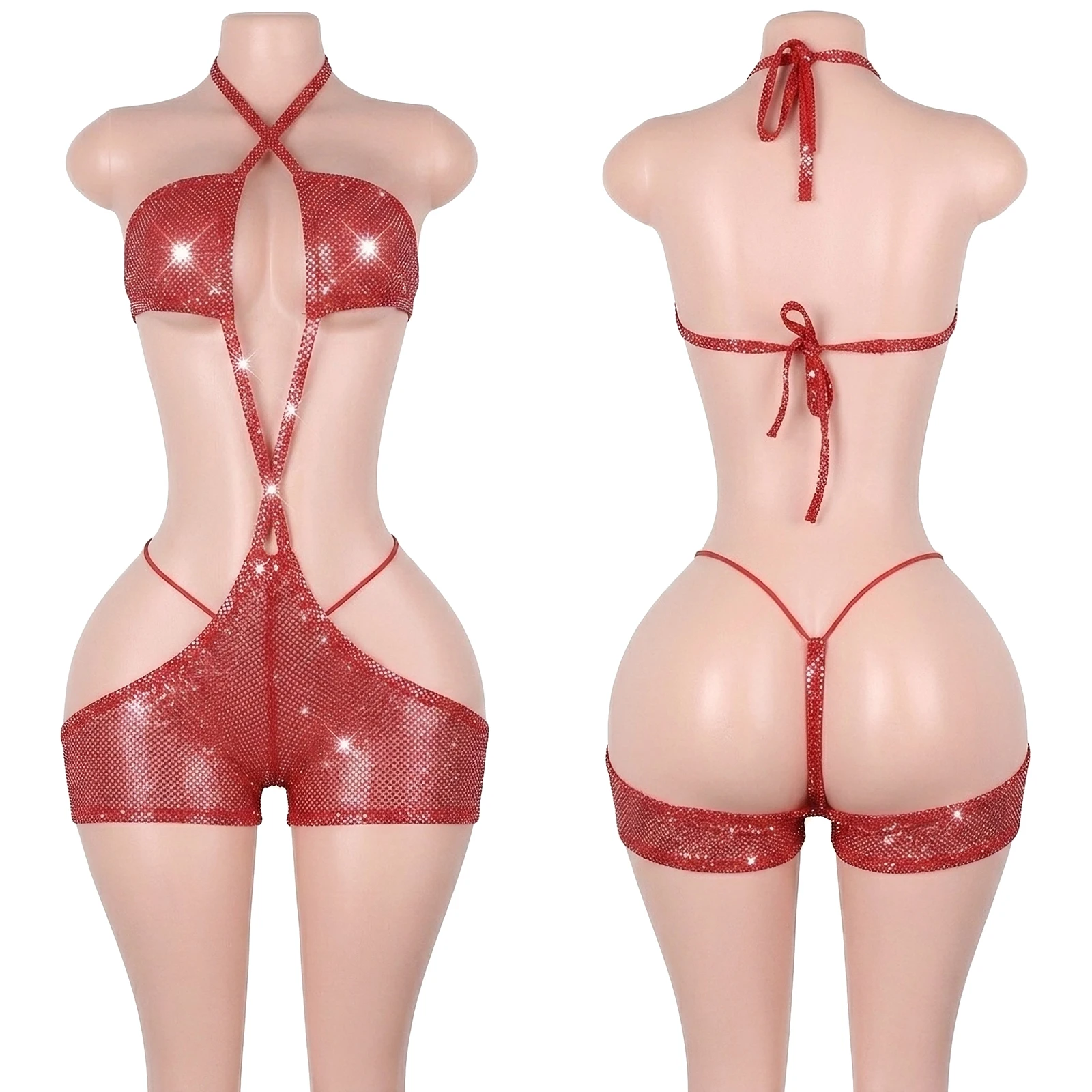 Bulk Exotic Dance Wear Spotted Stage Costumes G-String Designer Hot Jumpsuits Bikini Swimwear Rave Party Dancer Sets
