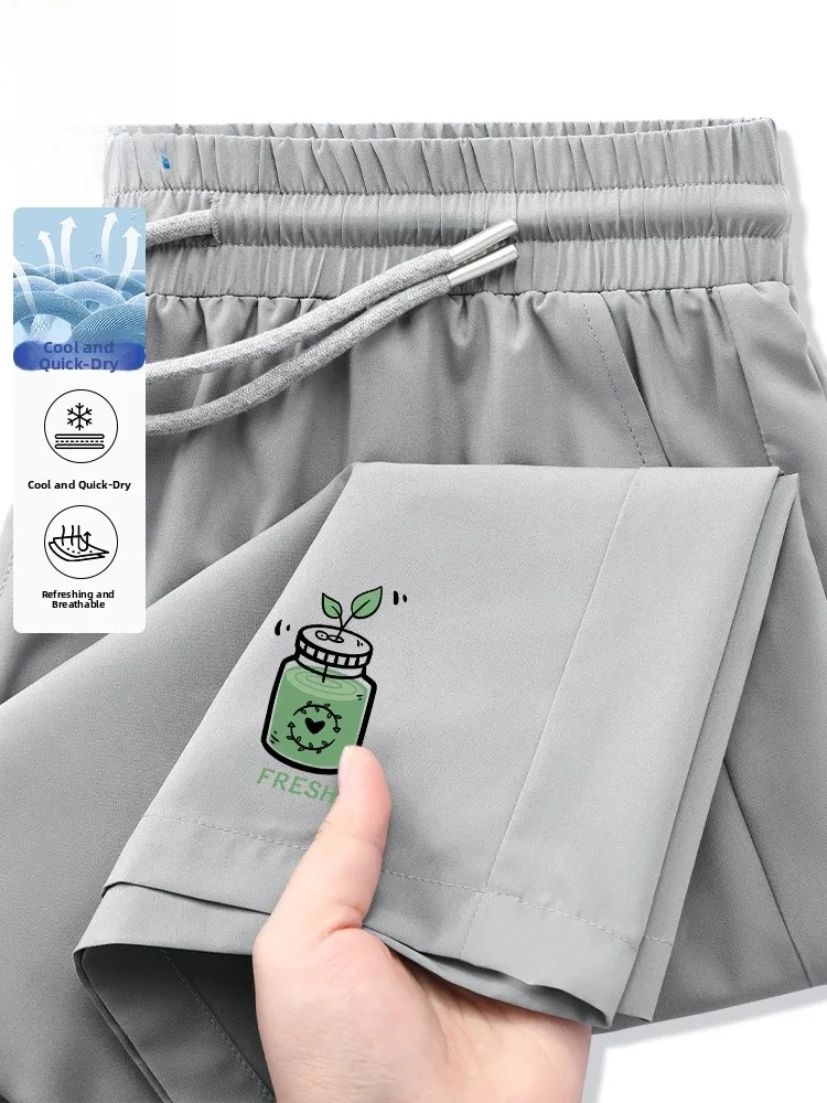 

Jeanswest мужские спортивные брюки Qui Dry, повседневные пляжные брюки длиной пять четвертей, летние модные полиэфирные волокна со средней талией