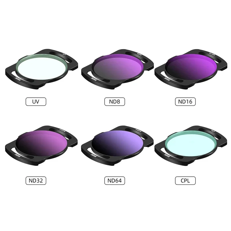 Lens Filter Sets for DJI O3 Air Unit UV CPL ND8 ND16 ND32 ND64 Optical Glass Polarizer Filter DIY Homemade Drone Accessories