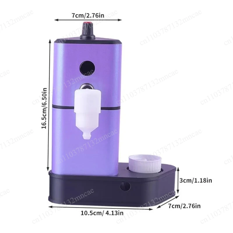 Fully automatic sensor cleaning machine - rechargeable and portable tattoo needle cleaner will not damage the needle tip