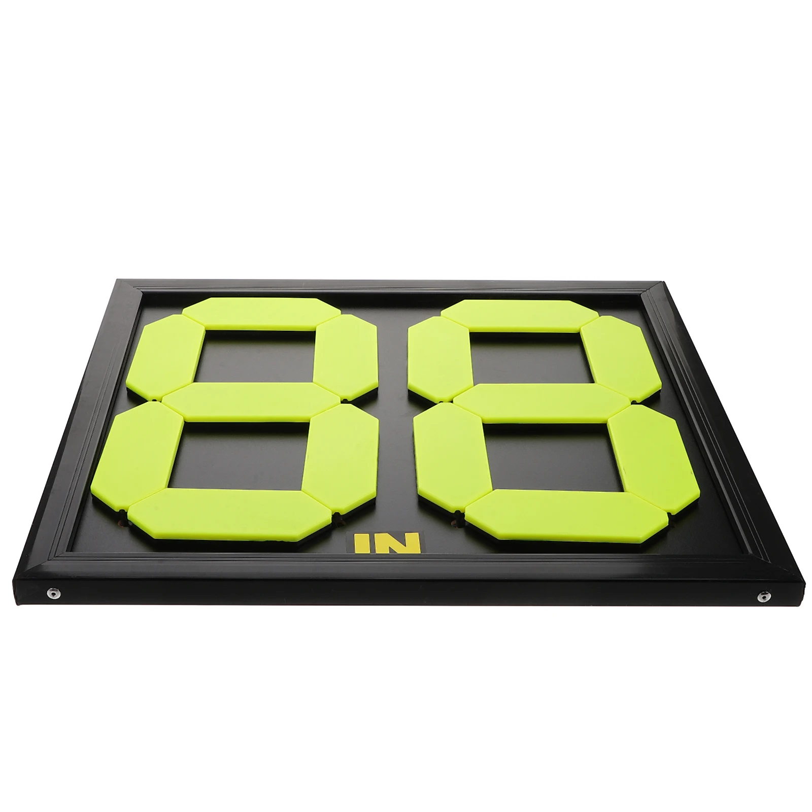 

Soccer Substitution Board Handheld Referee Equipment Football Match Management Fluorescent Black Compact Portable Clear